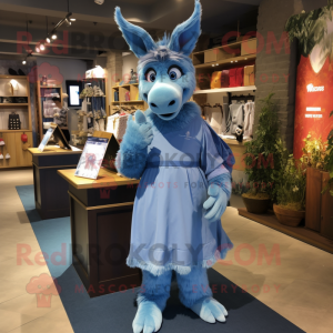Blue Donkey mascotte...
