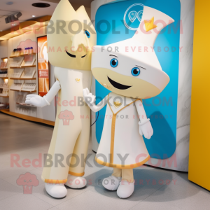 Cream Arrow Of Love maskot...