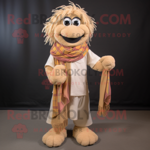 Beige Jambalaya mascotte...