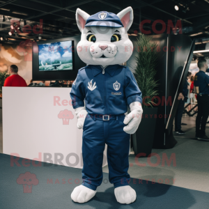 Navy Lynx maskot kostume...