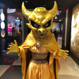 Gold Demon maskot...