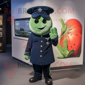 Navy Melon mascotte kostuum...