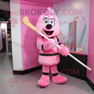 Pink Ice Hockey Stick...