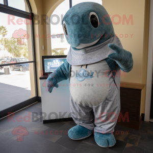 Gray Whale maskot kostume...