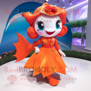  Goldfish maskot kostym...