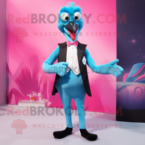 Sky Blue Flamingo mascotte...