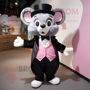 Pink Dormouse maskot...