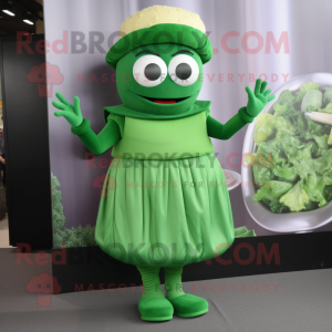 Green Burgers maskot drakt...