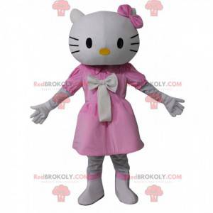 Mascote da Hello Kitty, o famoso gato dos desenhos animados -