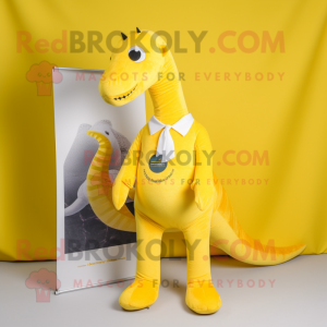 Giallo Diplodocus mascotte...