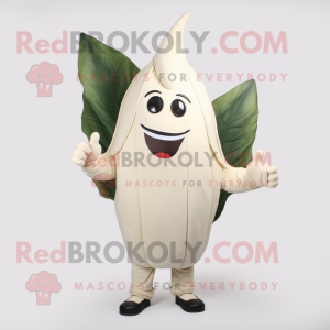 Cream Beet maskot kostym...
