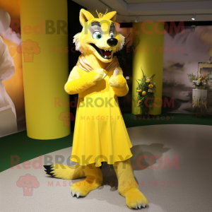 Yellow Wolf mascotte...
