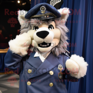 Navy Say Wolf Maskottchen...