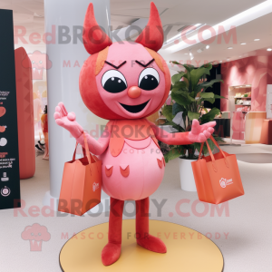 Peach Devil maskotdräkt...