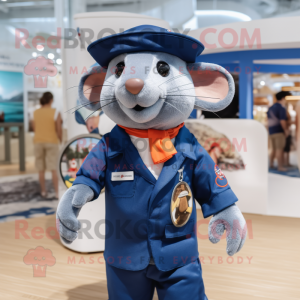 Navy rotte maskot kostume...