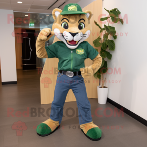 Green Mountain Lion maskot...