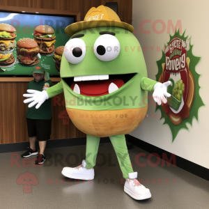 Olive Burgers maskotdräkt...