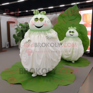 Peach Cabbage Leaf mascotte...