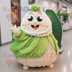 Peach Cabbage Leaf mascotte...