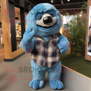 Blue Giant Sloth mascotte...