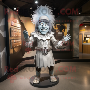 Silver Chief maskot kostym...