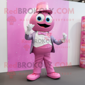 Pink Soda Can maskot...