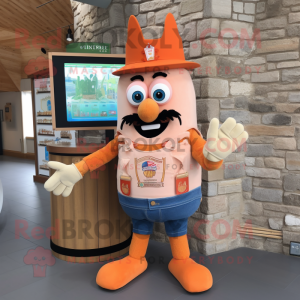 Peach Irish Castle mascotte...