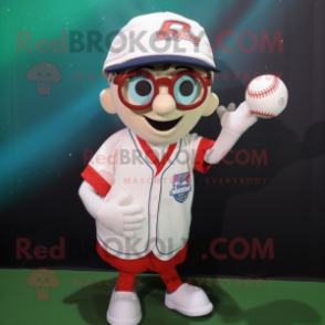 nan Handball Ball mascot costume character dressed with a Baseball Tee and Reading glasses