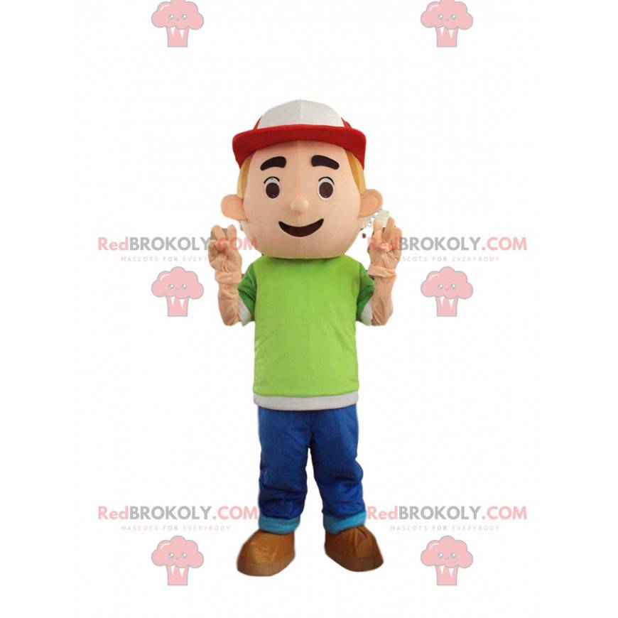 Little boy mascot, teenager costume - Redbrokoly.com