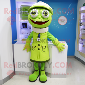 Lime Green Doctor mascotte...