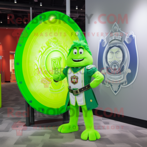 Lime Green Celtic Shield...