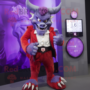 Purple Devil mascotte...