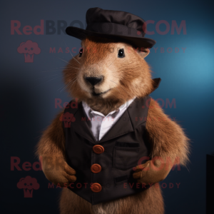 Roest Capibara mascotte...