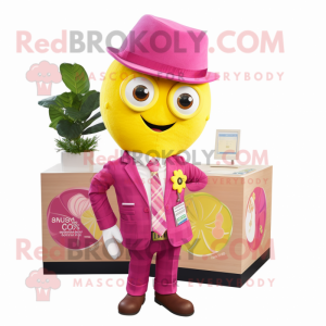 Magenta Lemon maskot...