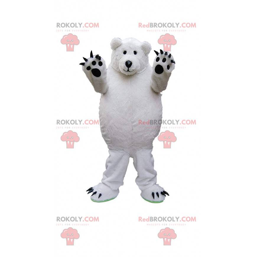Maskot bílý medvídek, kostým ledního medvěda - Redbrokoly.com