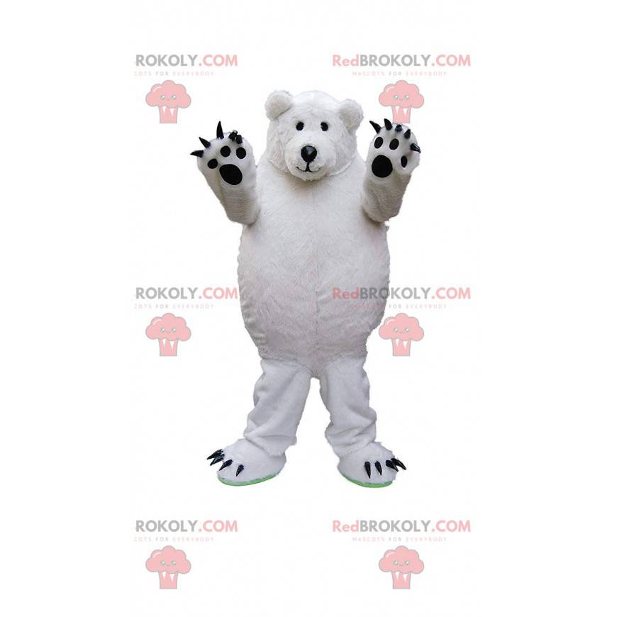 Weißes Teddybär-Maskottchen, Eisbärenkostüm - Redbrokoly.com