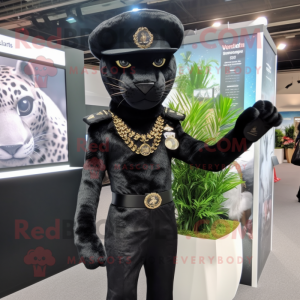 Black Leopard mascotte...