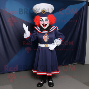 Navy Evil Clown mascotte...
