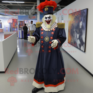 Navy Evil Clown mascotte...