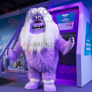 Lilla Yeti maskot drakt...