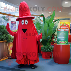 Red Selderij mascotte...