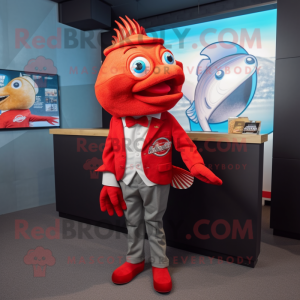 Postava maskota Red Fish...