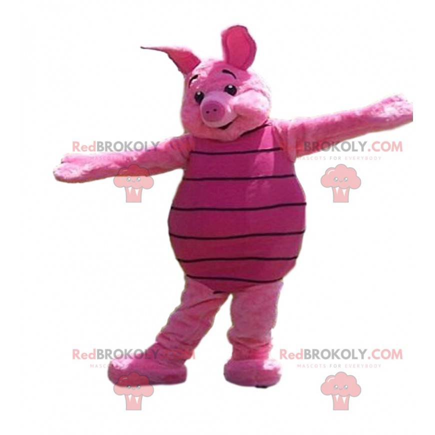 Mascot Piglet, el famoso cerdo rosa de Winnie the Pooh -