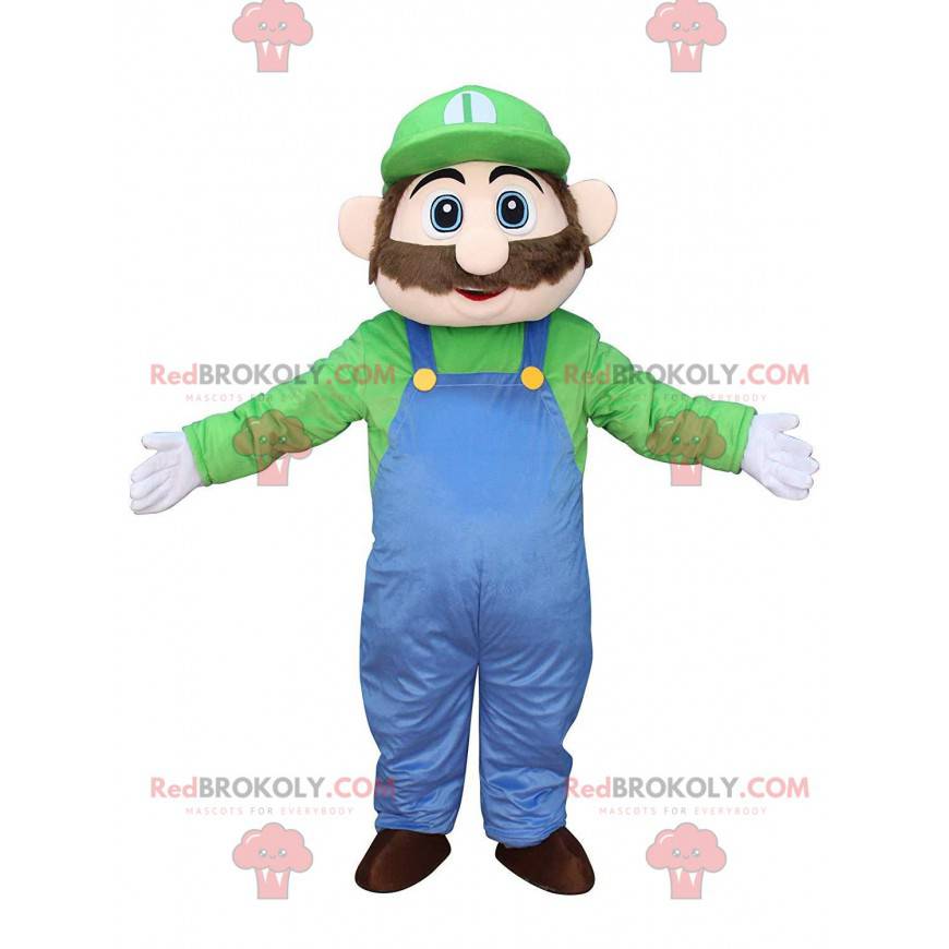 Mascot of Luigi, the famous plumber friend of Mario from Mascot of Luigi, the famous plumber friend of Mario from