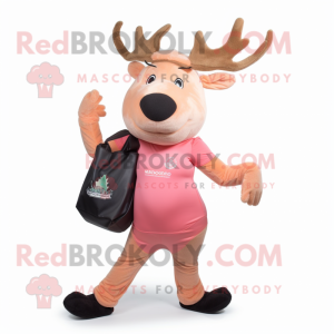 Peach Irish Elk maskot...