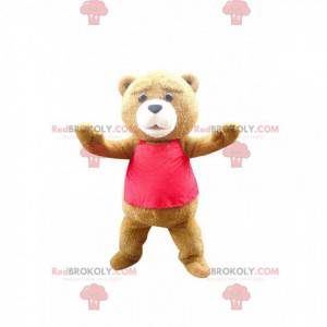 Mascot Ted, de beroemde bruine beer uit de film met dezelfde