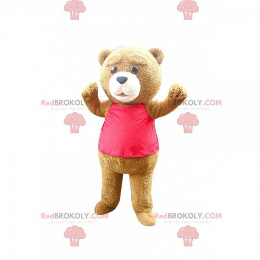 Mascote Ted, o famoso urso pardo do filme de mesmo nome -