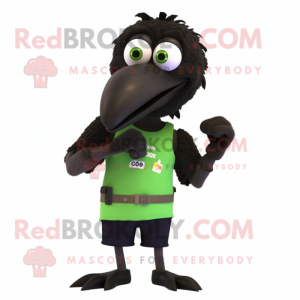 Olive Crow maskot kostym...