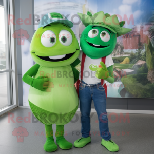 Postava maskota Green...