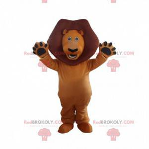 Mascot of Alex, the famous lion from the movie Madagsacar -